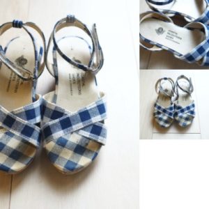 sweetroom Gingham Sandals