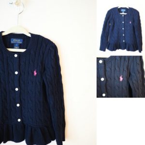 Ralph Lauren Navy cardigan / 110