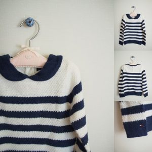 TOMMY HILFIGER border knit / 104