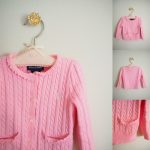 Ralph Lauren pink cardigan