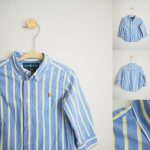 Ralph Lauren stripe shirts / 80