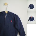 Ralph Lauren Navy hoodie / 80